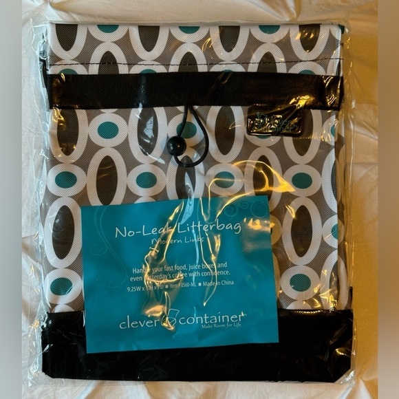 NWT No Leak Large Capacity Adjustable Strap Velcro Closure Litter Bag - Picture 3 of 8